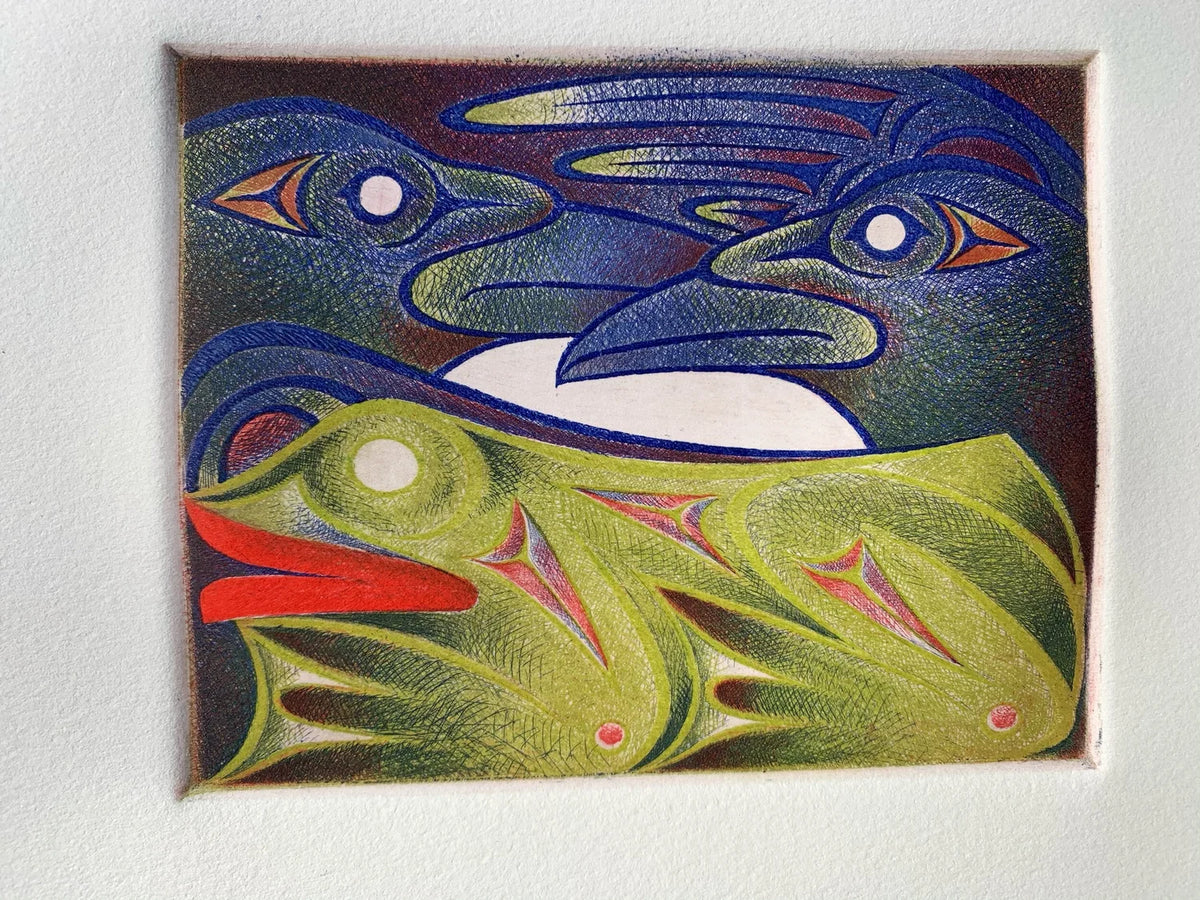 Frog And Ravens