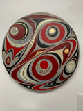Abstract (Red, Black, and Gold)