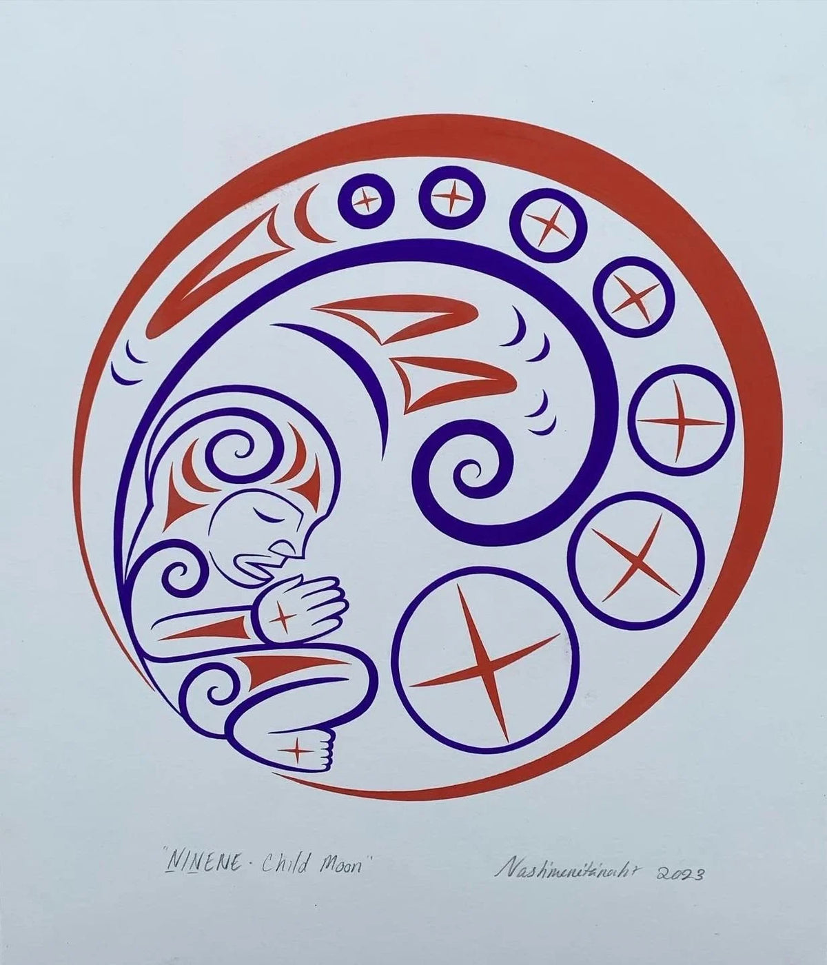 Child Moon (Painting)
